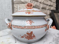 Gyönyörű Herendi leves tàl ritkaság! Utasellátó.