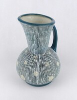 1X540 Antik osztrák AMPHORA art deco majolika váza 21.8 cm