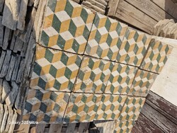 Retro cementlap régi járólap metlaki antik