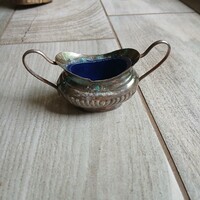 Régi kis ezüstözött fűszertartó (5x10,9x4,8 cm)