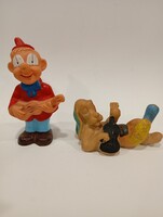 Retrò gumi figurák