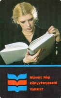 Kártyanaptár: Könyvterjesztő.
