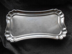 Jelzett rozsdamentes  röviditalos tálca 27 cm X 16 cm 48 80 jelzéssel