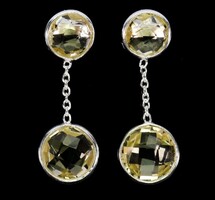 Valodi Citrin 925 Ezust Fülbevalò