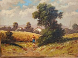 Barsi Béla (1972-1913) Verőfényes Napsütésben