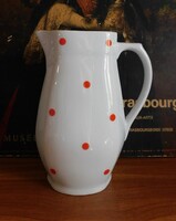 Alföldi retro piros pöttyös vizeskancsó