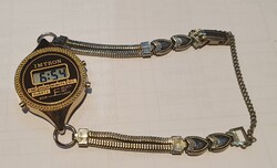 Retro halálmenő IMTRON 26 karátos csodaszép quartz óra láncostul odavág szocreál