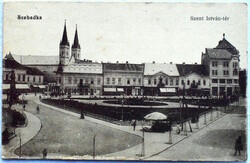 Szabadka - Szent - István tér    - antik képeslap