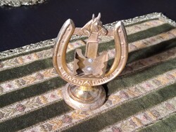 Patkó formájú réz képtartó