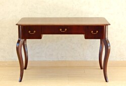 Biedermeier kabriollábú íróasztal [A - 12] Bútorgyártás mesterfokon!