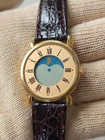 Retro Vintage Readers Digest Uniszex Quartz Karóra Bőr szíjal