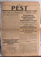 Pest napilap 1944. június 1. II. világháború -  a képen látható állapotban