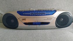 JVC RC-W302 stereo 2-kazettás hordozható rádiós magnó használati utasítással