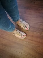 Szebbnél szebbek molett nálam egyedi Berkemann papucs bőr 40   6,5