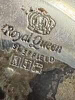 Royal Queen ezüstözött kínáló