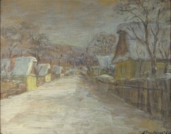 0M566 Shakirov Sebestyén : Nagybányai falu télen