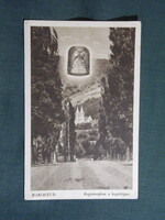 Képeslap,Máriagyűd,Kegytemplom látkép,részlet,Karinger,Szent Ferenc-rend kiadás,1925-