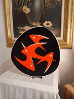 Zsolnay török jános halas tál