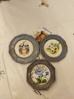 Antik pohár alátétek ón