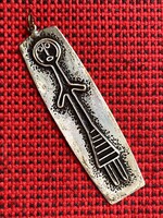 Percz János modernista ötvös ékszer medál