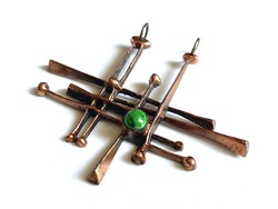 Péri József modernista konstruktív - brutalista medál