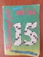 Rejtvényfejtő miniszótár 15. Használt, de jó állapotban.