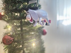 Micimackó Csacsi Üveg Dísz – De Carlini – Vadonatúj