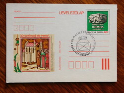 Díjjegyes levelezőlap 1979. Dömösi oszlopfő