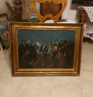 Rudnay Gyula festmény! 1918 mulató kurucok!