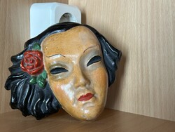 Dr. Rank Rezső kerámia falimaszk