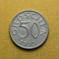 Ausztria 1935 50 groschen