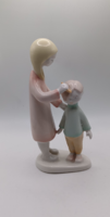 Aquincumi ritka porcelán figura (Káldor Aurél)