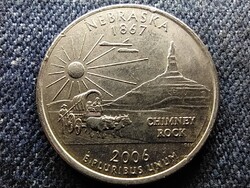USA 50 State Quarters Nebraska 1/4 Dollár 2006 P