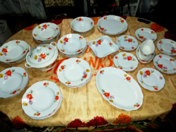 Zsolnay  pipacsmintás étkészlet 70-s évek