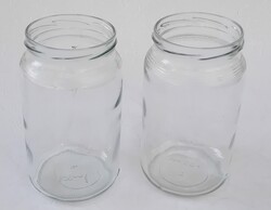 Régi befőttes üveg 2 db együtt 0,8l