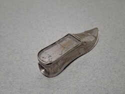 Régi cipő alakú szivarvágó, cigaretta vágó, 7 cm