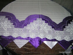 Csodálatos vintage stílusú dupla ágyneműgarnitúra, bélelhető hatalmas ágyterítő párnával