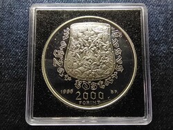 A honfoglalás 1100. évfordulója .925 ezüst 2000 Forint 1996 BP PP