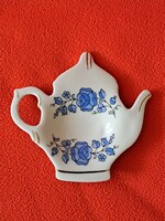 Kézzel festett, Kalocsai porcelán teafilter-tartó