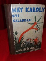 1935. May Károly - Lándor Tivadar :A miztékák kincse kaland regény könyv a képek szerint ATHENEUM