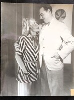 Cca. 1938 SOMOGYI NUSI BÉLDY GRÓFNŐ + BILICSI TIVADAR NAGY 29 CM FÉNYKÉP FOTÓ ABSZOLUT GYÜJTŐI