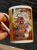 Gustav Klimt Festőművész  alkotása bögrén