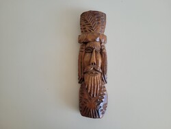 Régi faragott fa szobor fafaragás fali dísz 40 cm