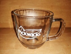 PICKWICK üveg füles pohár, bögre (fp)
