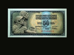 UNC   50 DINÁR - JUOSZLÁVIA - 1978