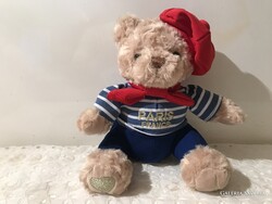 MACKÓ- ALKUKÉPES - PARIS -  KEEL TOYS - 23 x 22 cm GYŰJTEMÉNYBŐL- HIBÁTLAN