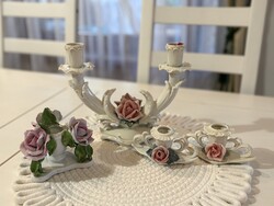 ENS porcelán gyertyatartók (egyben)