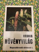 Uránia Növényvilág Magasabbrendű növények I. című könyv 120 színes fotóval.