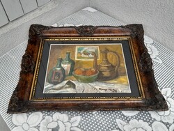 Csendélet szép blondell keretben