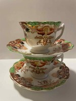Wellington, angol csont porcelán antik teás csészék!